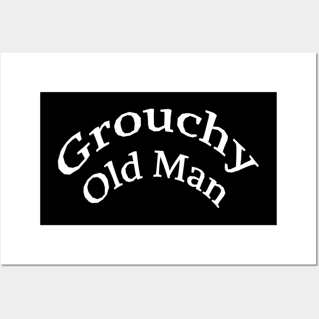 Grouchy Old Man Wall Art by Comic Dzyns